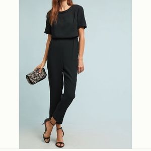 Anthropologie Allegory textured jumpsuit